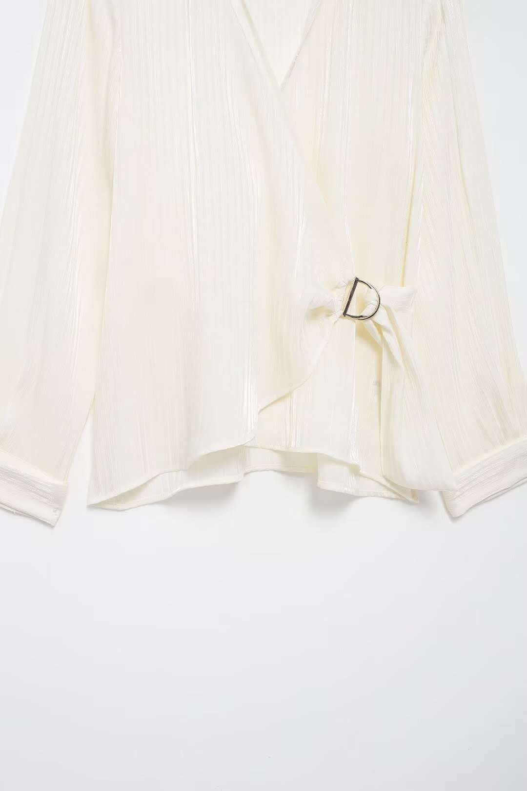 Chemise en satin brillant Amaara