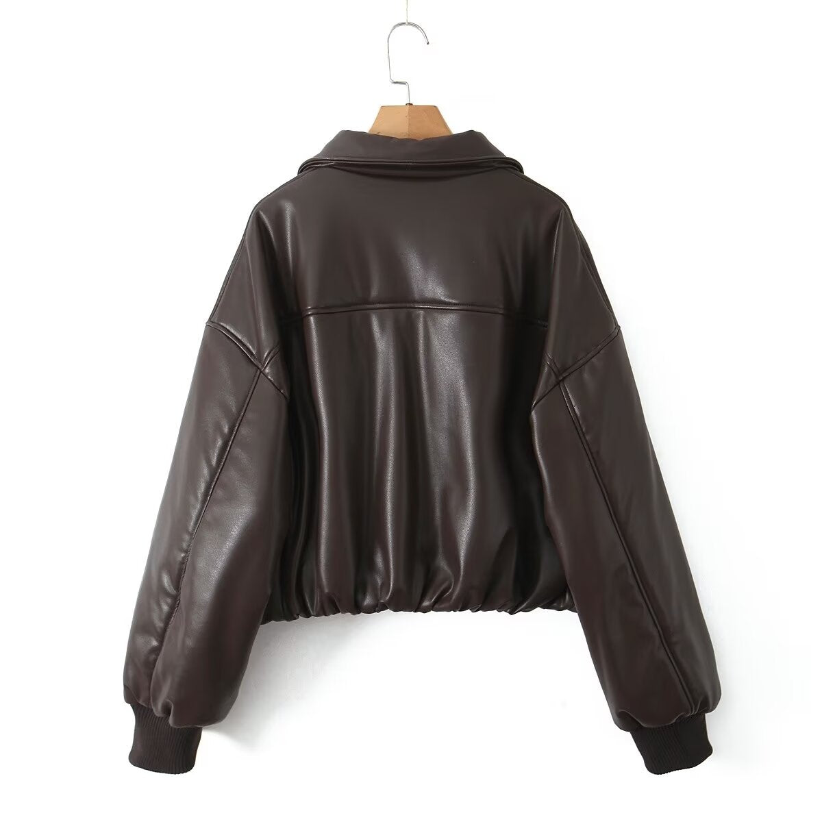 Zaina Retro Cotton Motorcycle Jacket
