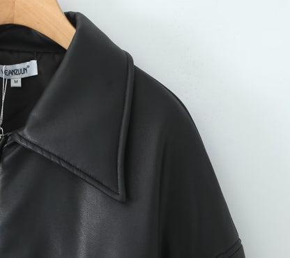 Zaina Retro Cotton Motorcycle Jacket