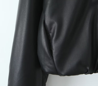 Zaina Retro Cotton Motorcycle Jacket