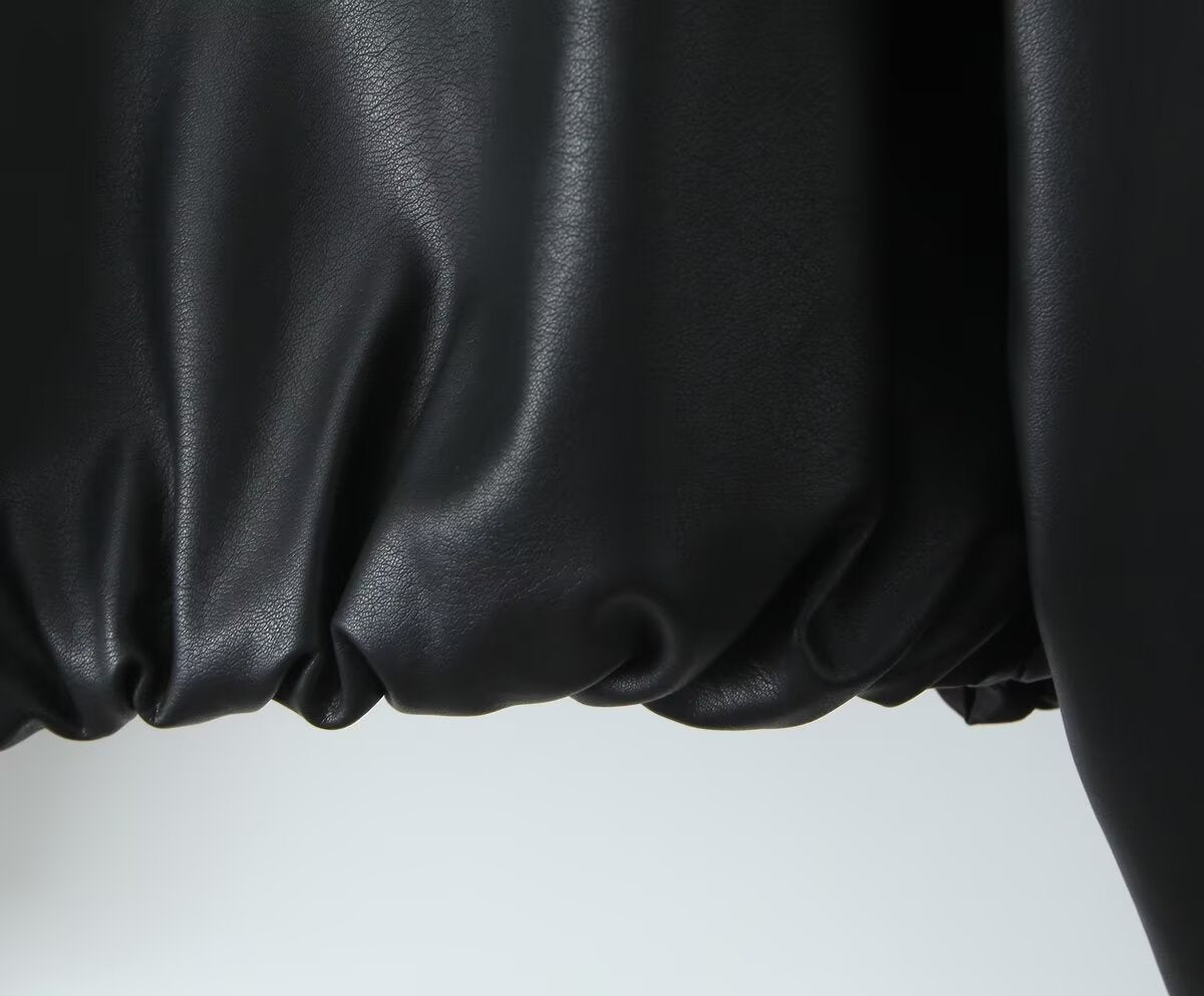 Zaina Retro Cotton Motorcycle Jacket