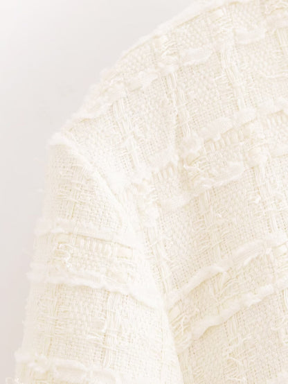 Manteau court classique en laine Adaeze