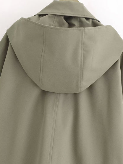 Chinara Simple Hooded Jacket