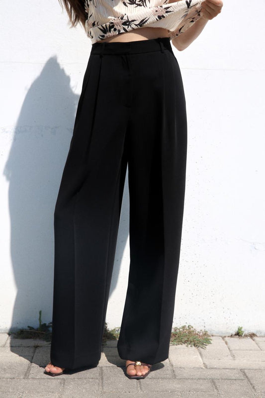 Alarice High-Waist Wide-Leg Pants