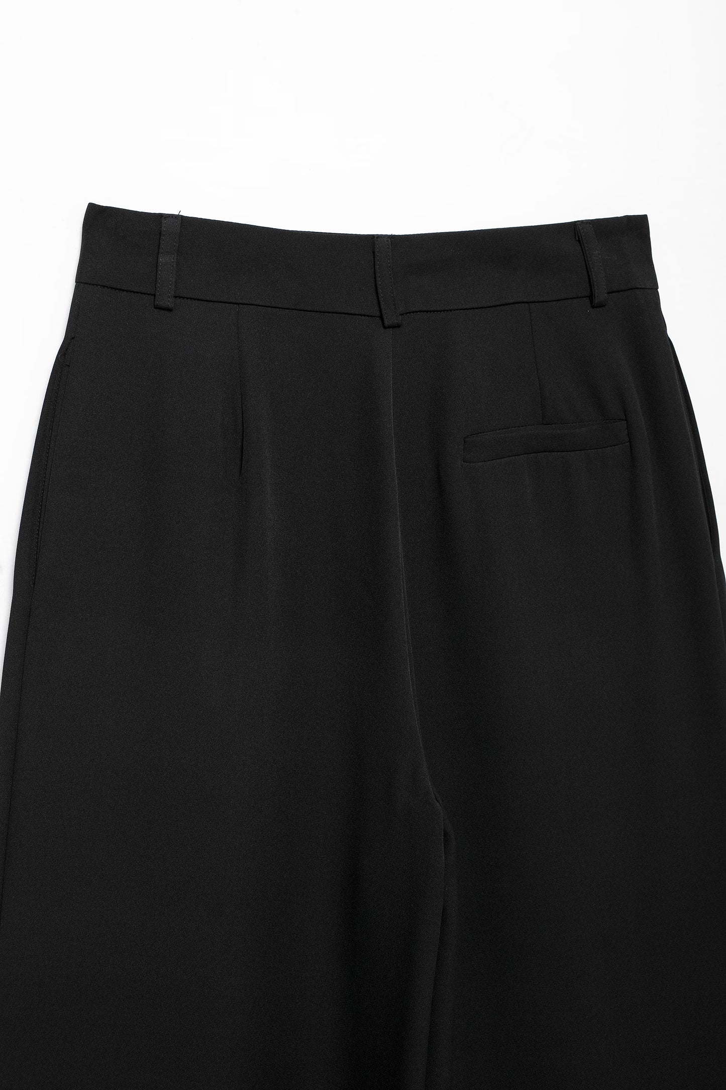 Pantalon Alarice taille haute à jambes larges