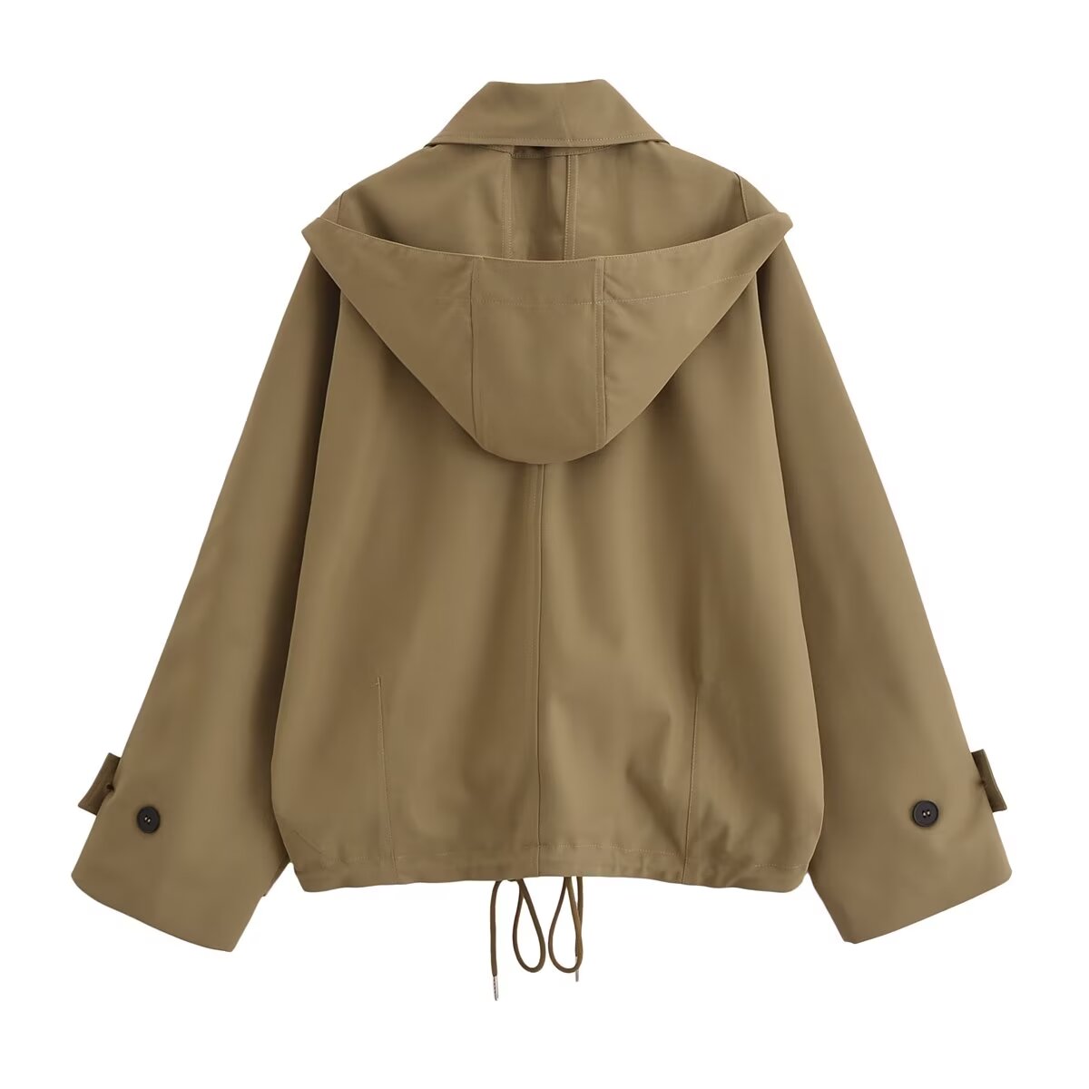 Amara Hooded Casual Short Coat