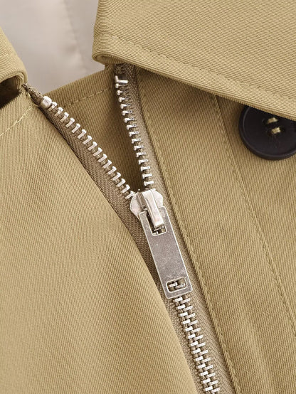 Amara Hooded Casual Short Coat