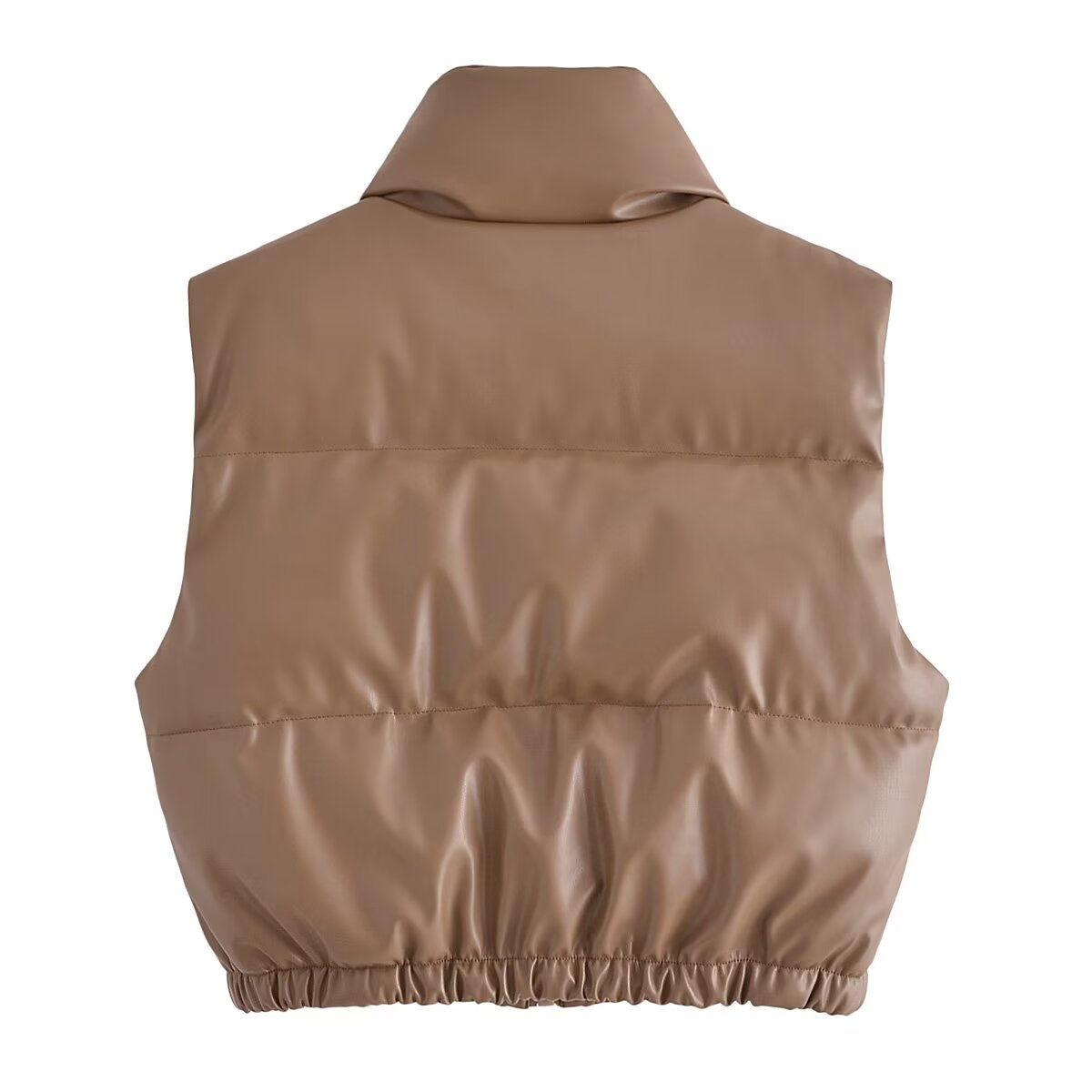 Gilet Amahle en coton et similicuir
