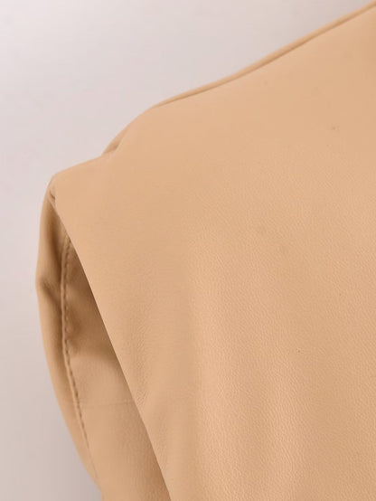 Gilet Amahle en coton et similicuir