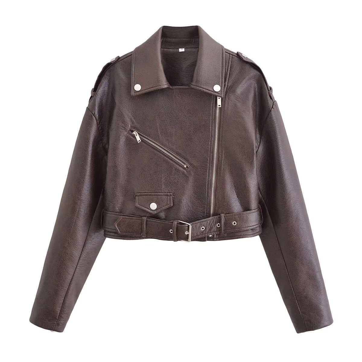 Sekou Retro Leather Motorcycle Jacket