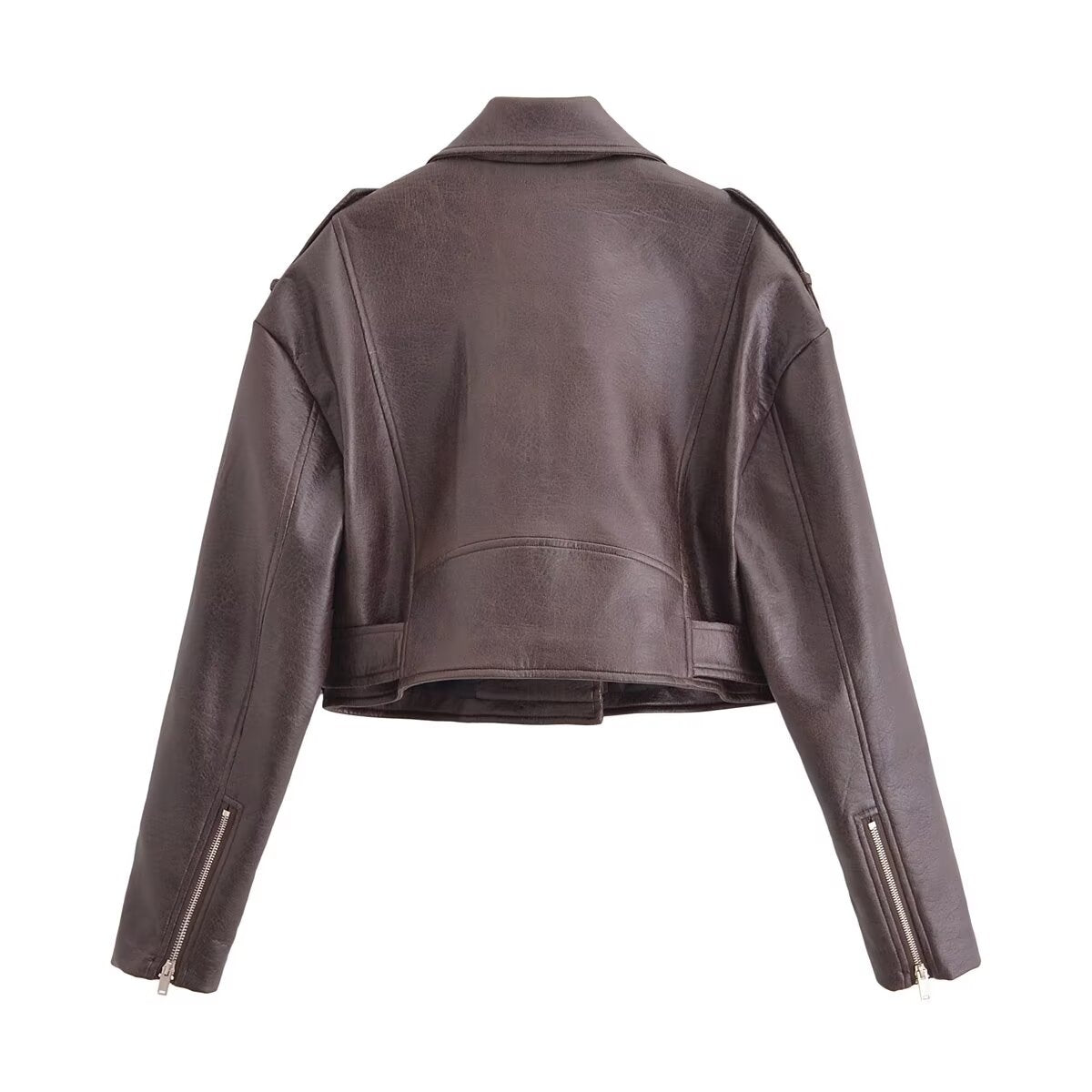 Sekou Retro Leather Motorcycle Jacket