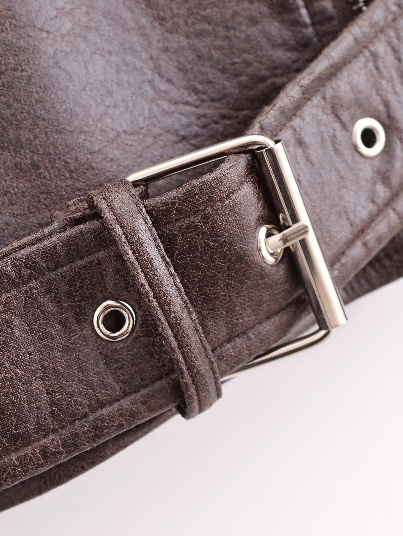 Sekou Retro Leather Motorcycle Jacket