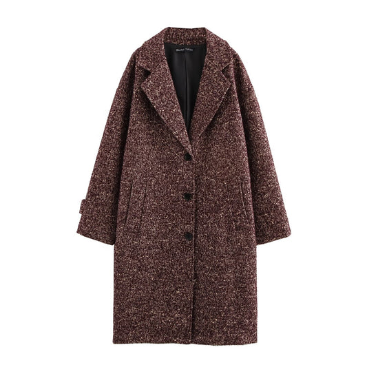 Marivelle Drooping Twill Coat
