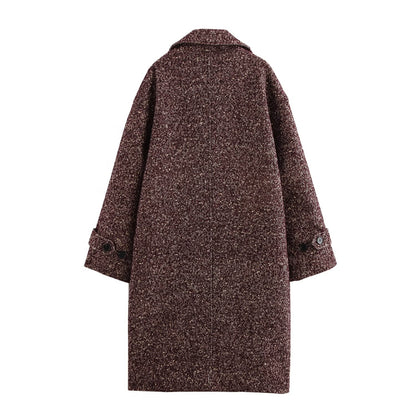 Manteau Marivelle en sergé tombant