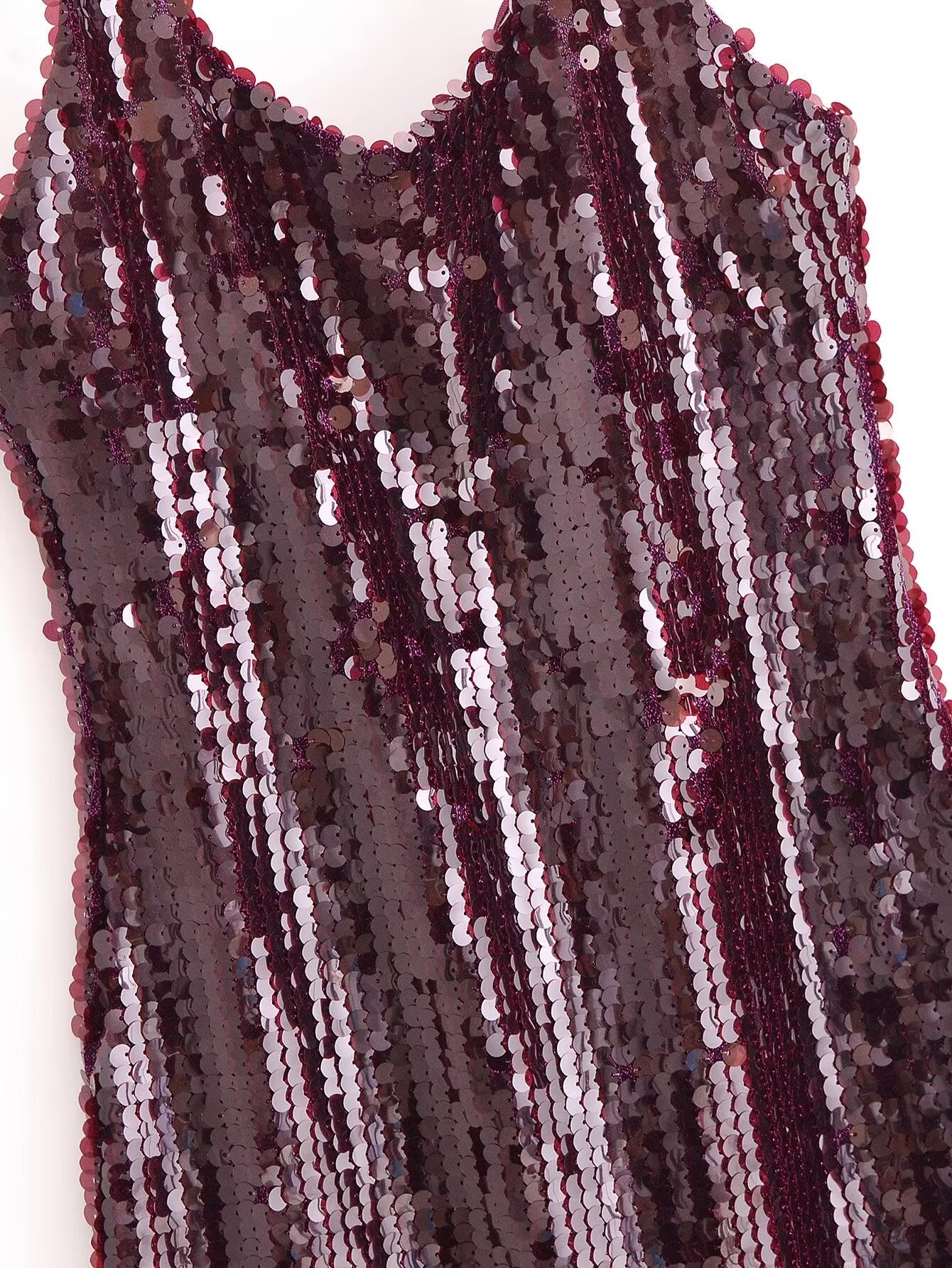 Robe Elviane à col pailleté