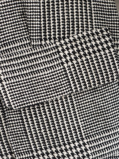 Imani Houndstooth Casual Blazer