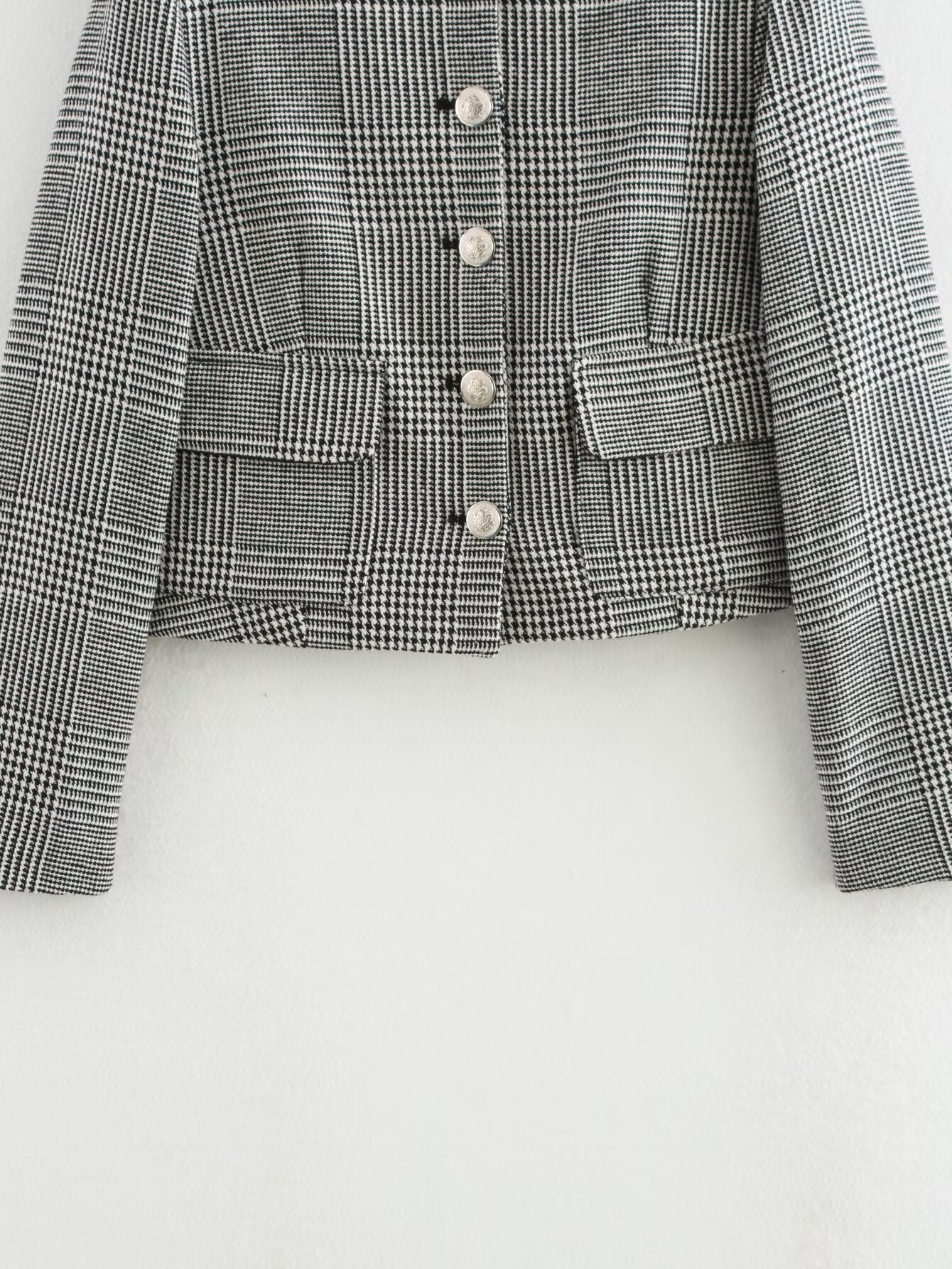 Imani Houndstooth Casual Blazer