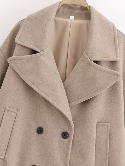 Zola Street Woolen Short Coat