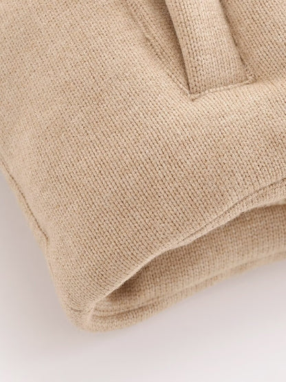 Nyahira Knitted Cotton Padded Vest Coat