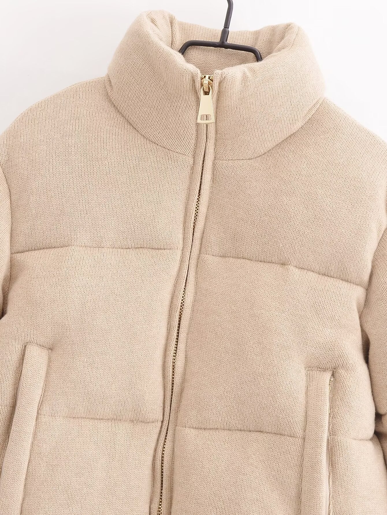 Tandi Stand-Collar Cotton Coat