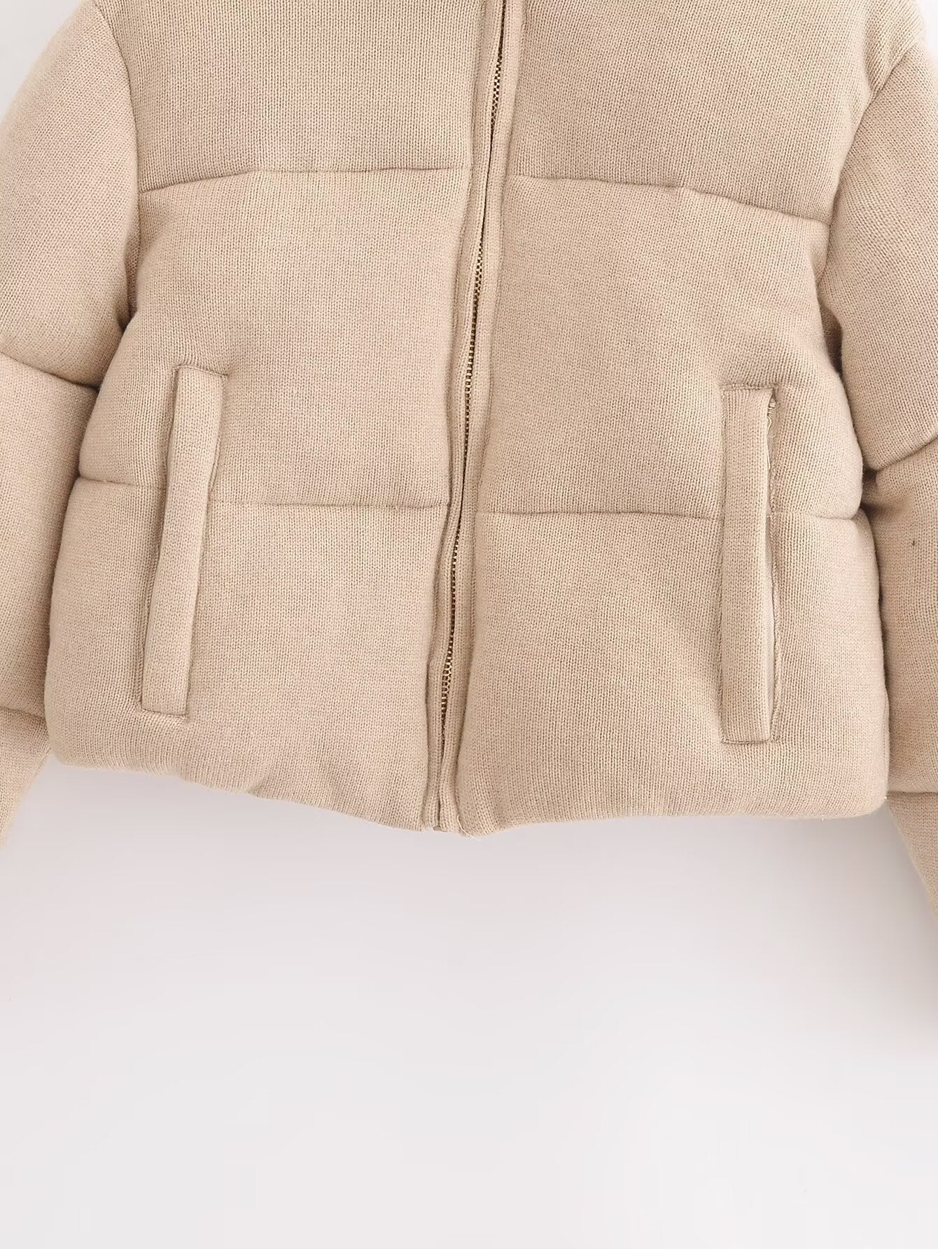 Tandi Stand-Collar Cotton Coat