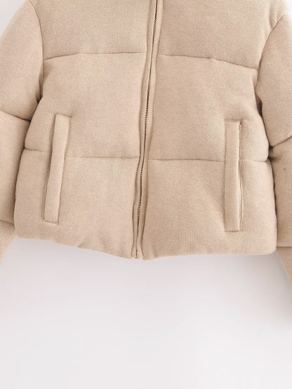 Tandi Stand-Collar Cotton Coat