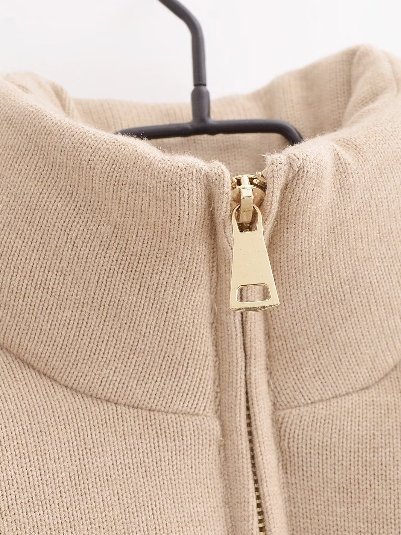 Tandi Stand-Collar Cotton Coat