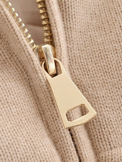Tandi Stand-Collar Cotton Coat