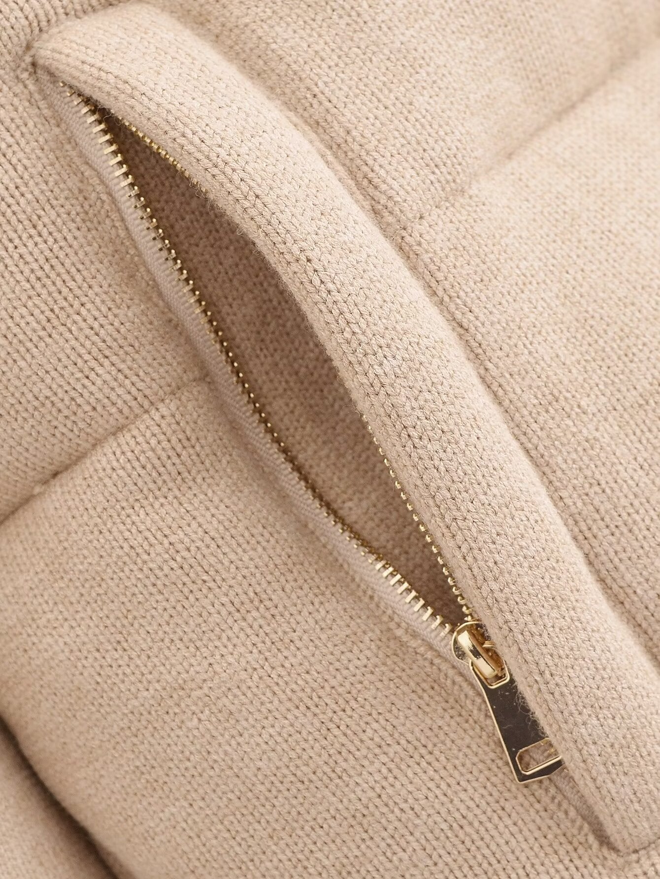 Tandi Stand-Collar Cotton Coat