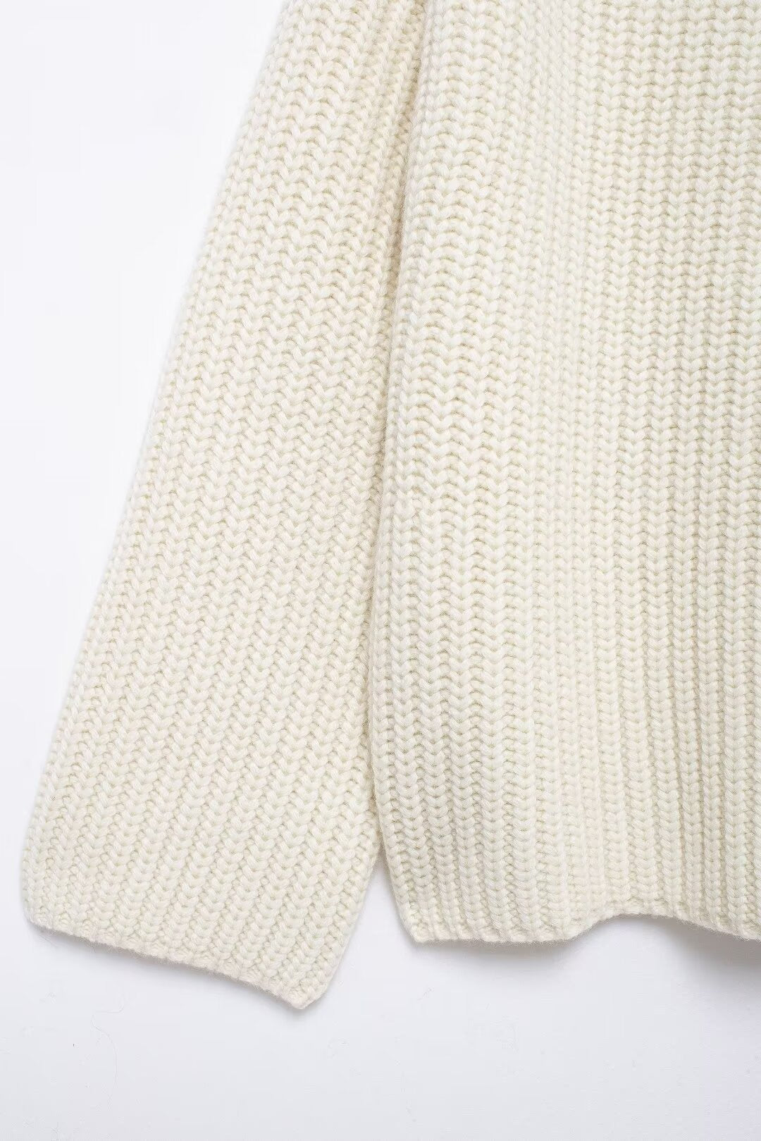 Zyra Asymmetric Collar Sweater