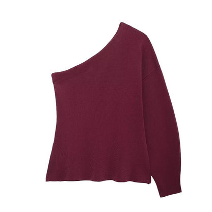 Liora Asymmetric Knit Top