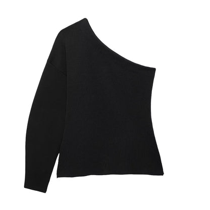 Liora Asymmetric Knit Top