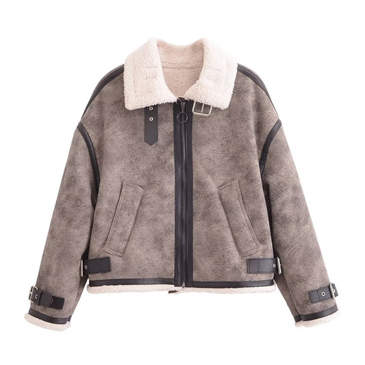 Zayira Luxe Faux Shearling Jacket
