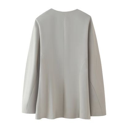 Clarisse Polo-Collar Coat