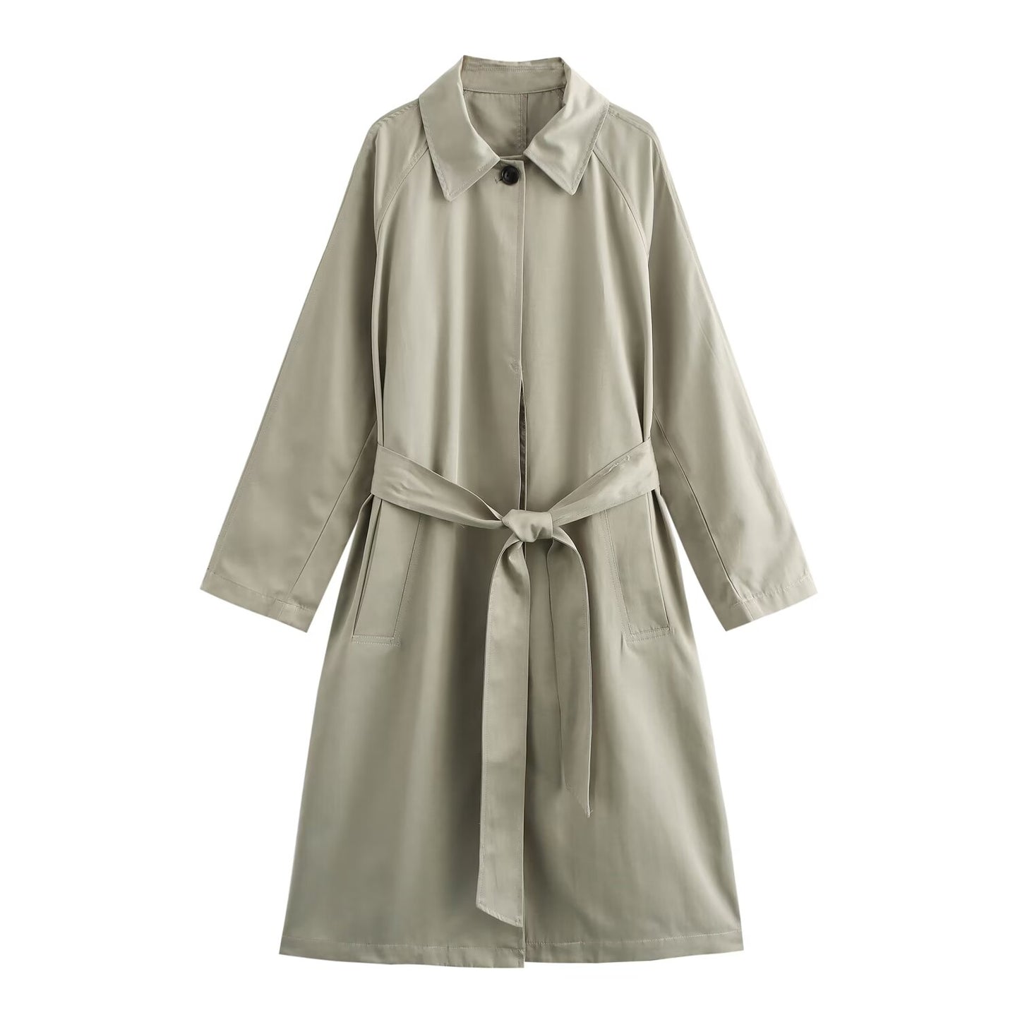 Adama Mid-Length Trench Coat