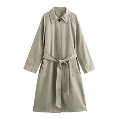 Adama Mid-Length Trench Coat