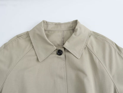 Adama Mid-Length Trench Coat