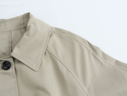 Adama Mid-Length Trench Coat