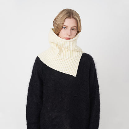 Makena Cascading Knit Neck Scarf