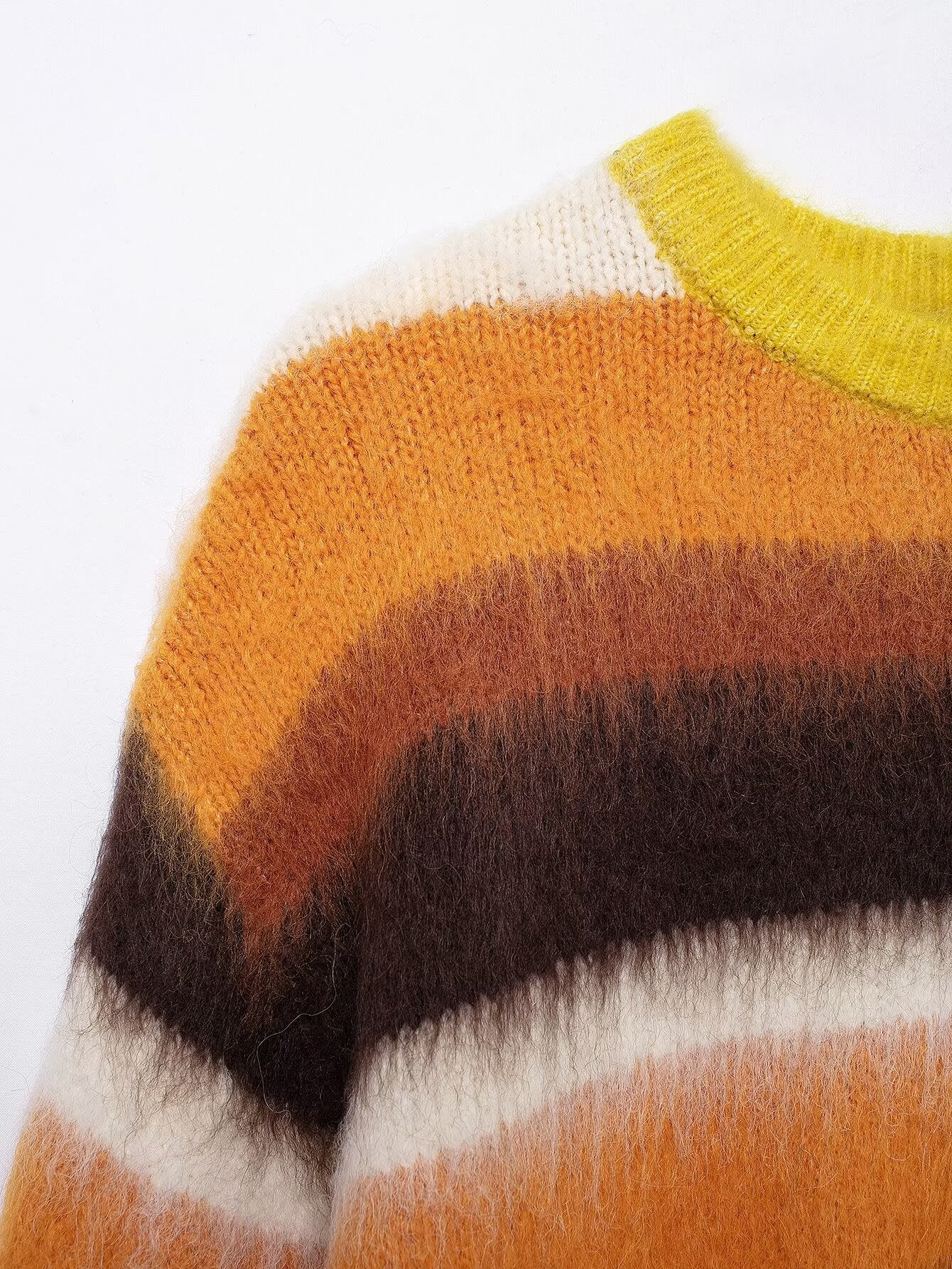 Pull Abeni arc-en-ciel en maille