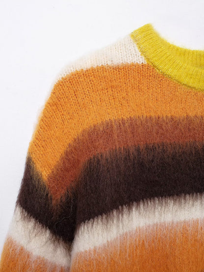 Pull Abeni arc-en-ciel en maille