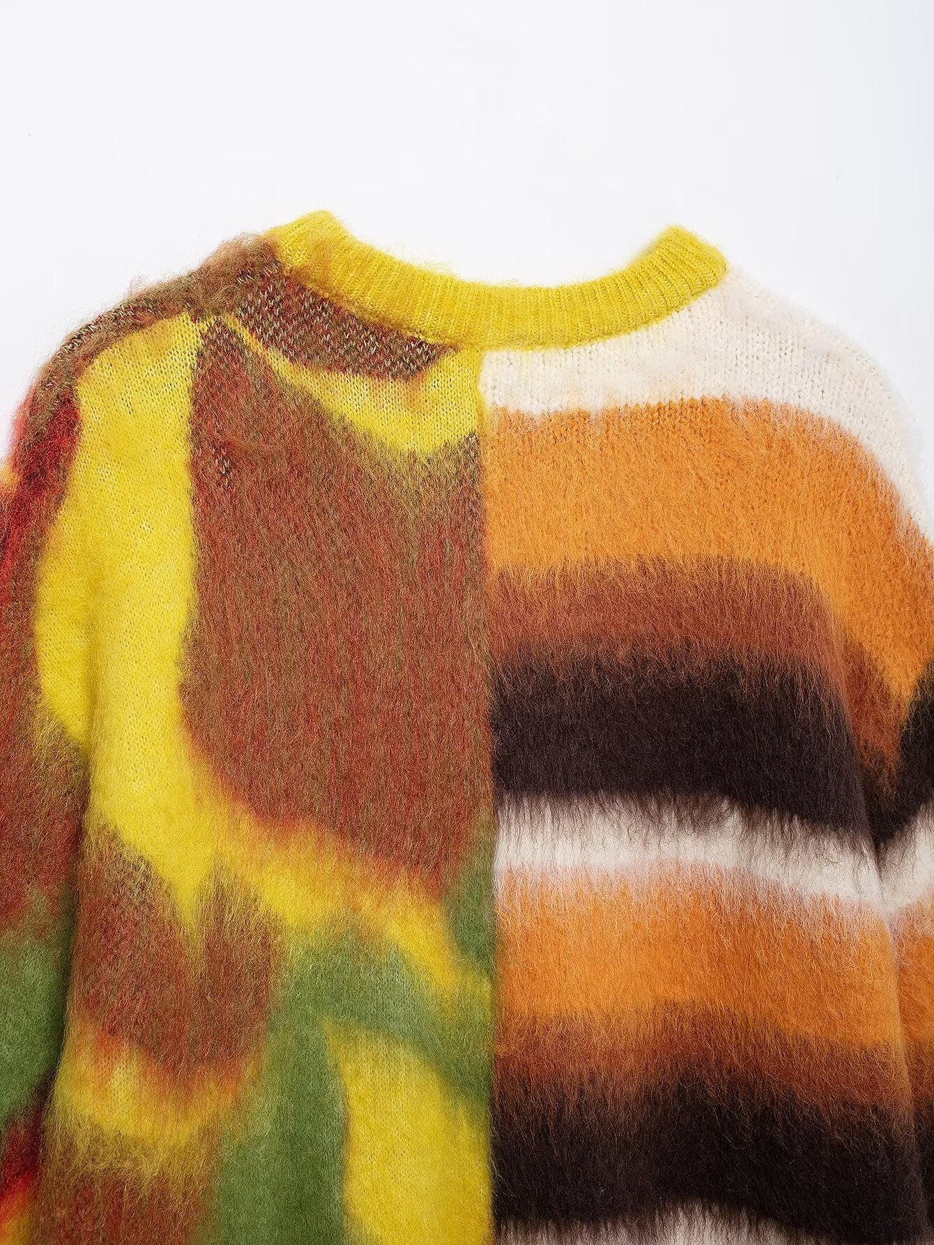 Pull Abeni arc-en-ciel en maille