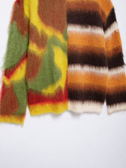 Pull Abeni arc-en-ciel en maille