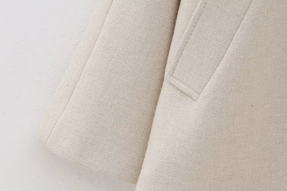 Manteau Abeni à col en fourrure amovible