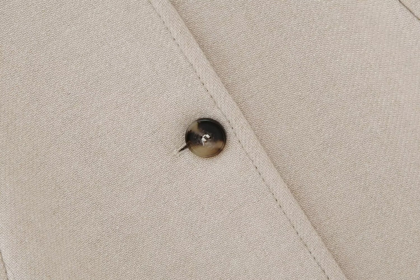 Manteau Abeni à col en fourrure amovible