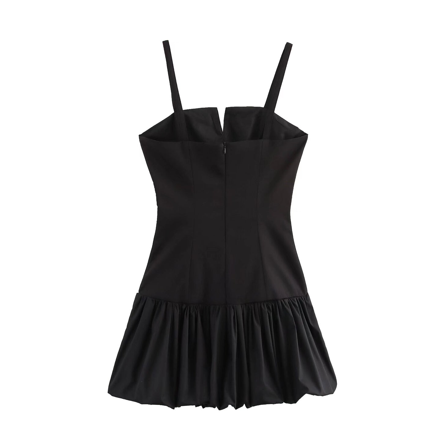 Robe d'hiver à bretelles pour femme