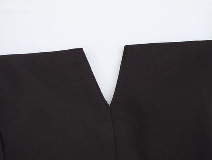Robe d'hiver à bretelles pour femme