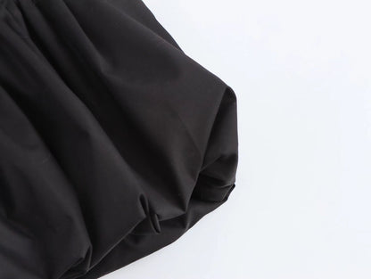Robe d'hiver à bretelles pour femme