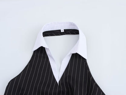 Amani Striped Slim Vest Top