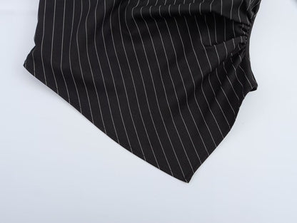 Amani Striped Slim Vest Top
